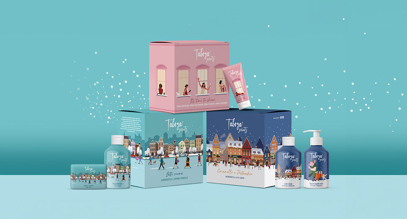 Gabor Cosmetics presenta le sue Christmas Beauty Box di Taboga Scents: , una collezione esclusiva di regali natalizi